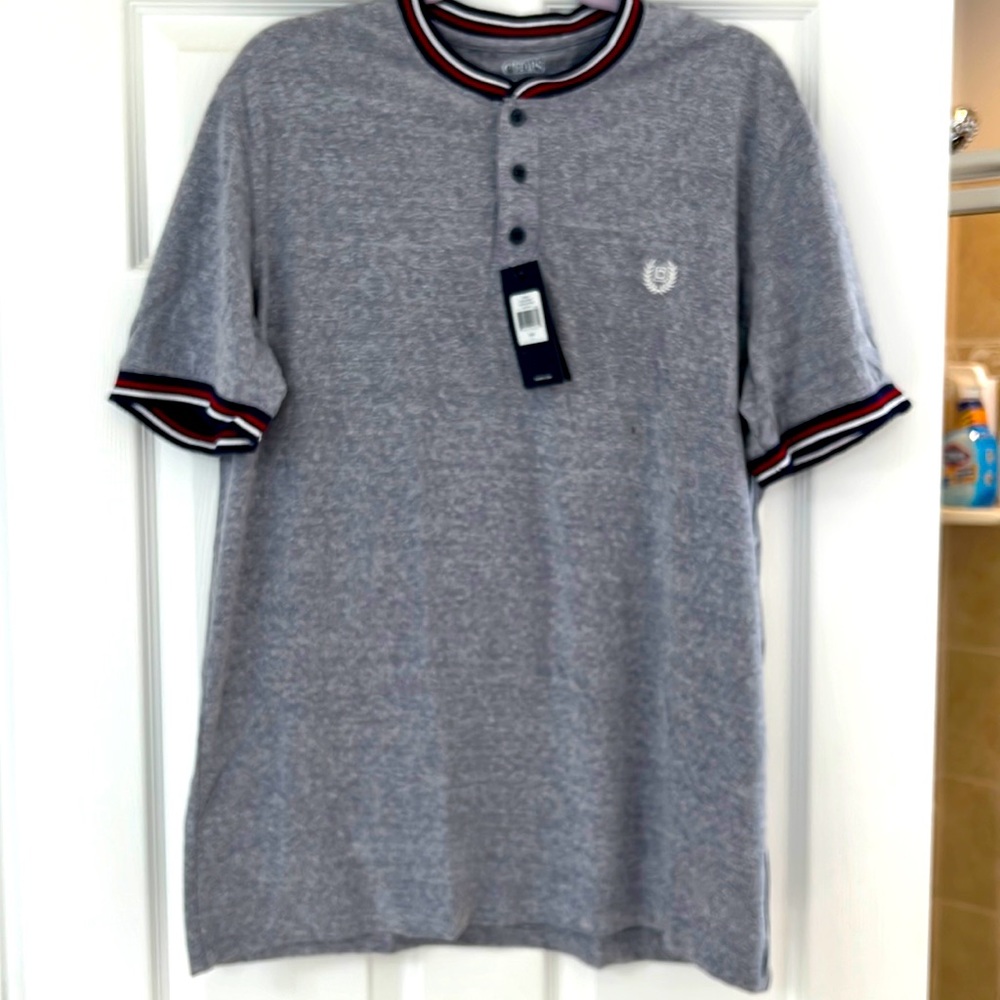 Chaps button tshirt